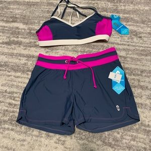 Free Country mix and match swim set. Top is L and bottoms are M.